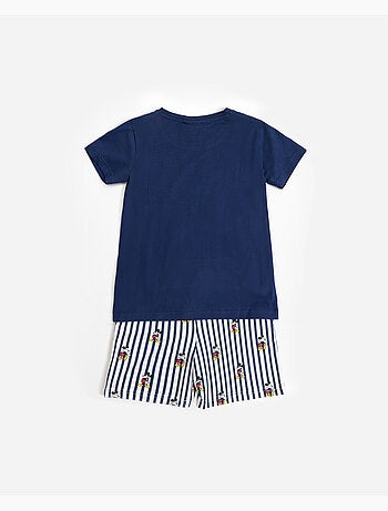 Pyjama d'été à manches courtes Disney Mickey Ny pour garçon