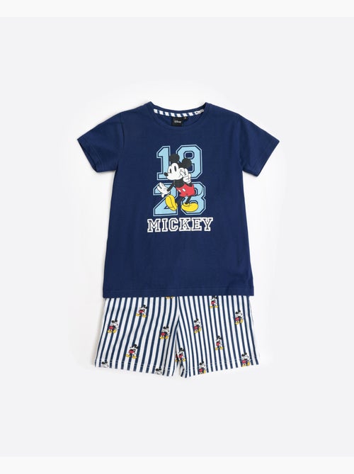 Pyjama d'été à manches courtes Disney Mickey Ny pour garçon - Kiabi