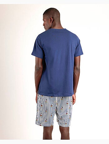 Pyjama d'été à manches courtes Mickey Ny pour homme de Disney