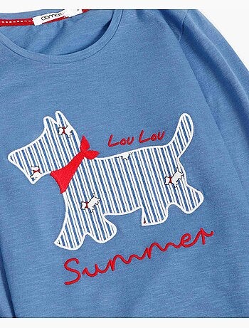 Pyjama d'été à manches longues ADMAS Lou Lou pour fille
