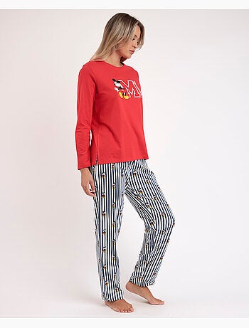 Pyjama d'été à manches longues Mickey Ny pour femme de Disney