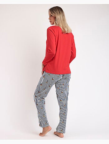 Pyjama d'été à manches longues Mickey Ny pour femme de Disney