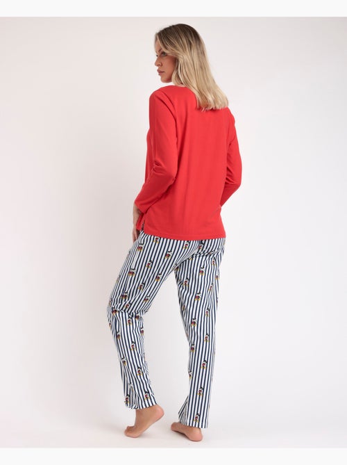Pyjama d'été à manches longues Mickey Ny pour femme de Disney - Kiabi Pyjama d'été à manches longues Mickey Ny pour femme de Disney - Kiabi