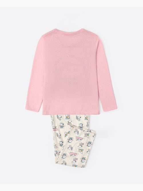 Pyjama d'été à manches longues pour fille PEANUTS - Kiabi