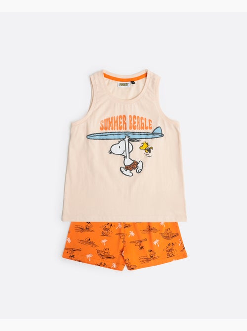 Pyjama d'été sans manches PEANUTS pour fille motif beagle - Kiabi Pyjama d'été sans manches PEANUTS pour fille motif beagle - Kiabi