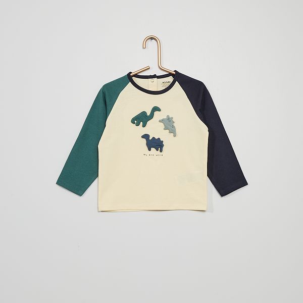 Pyjama Deux Pieces Dinosaure Bebe Garcon Vert Kiabi 10 00