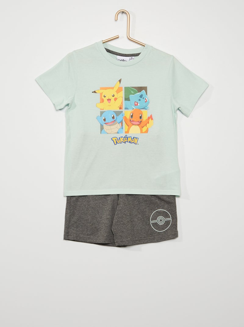 Pyjama deux pièces 'Pokémon' blanc - Kiabi