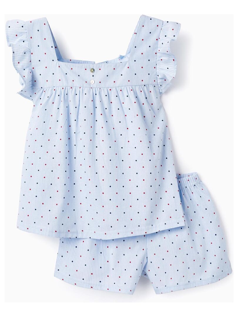 Pyjama deux pièces imprimé Iconic rose en coton Iconic