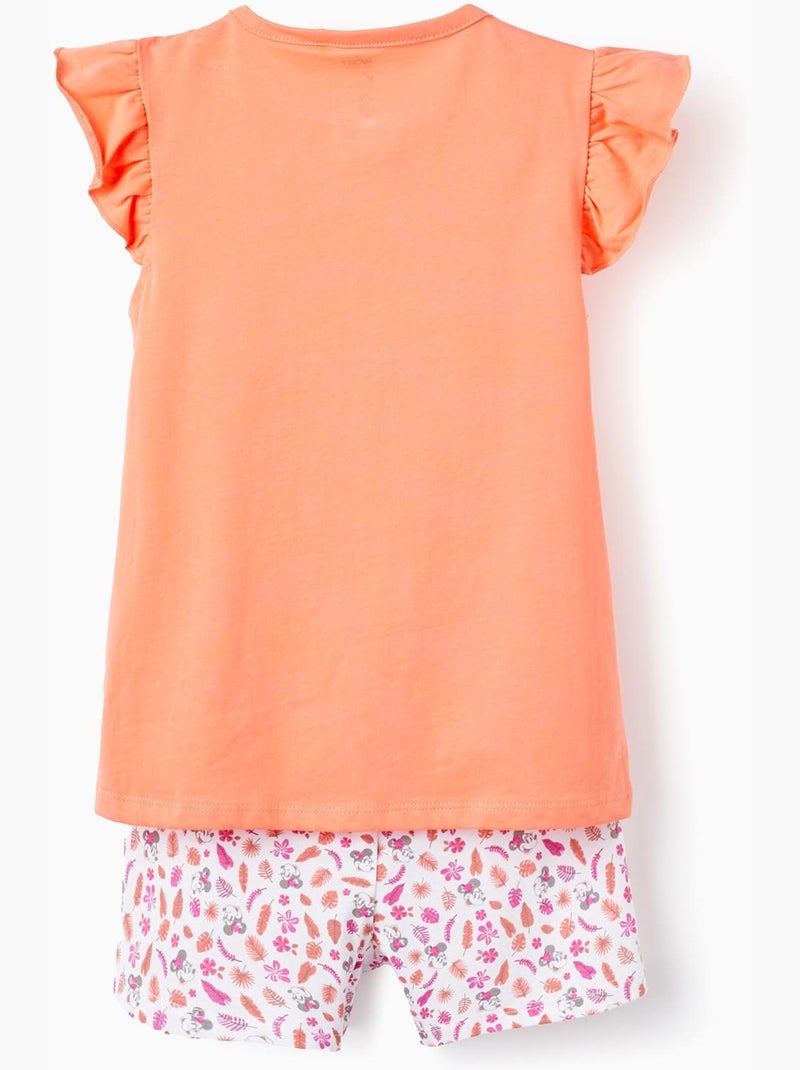 Pyjama deux pièces pour fille manches courtes MINNIE Rose - Kiabi