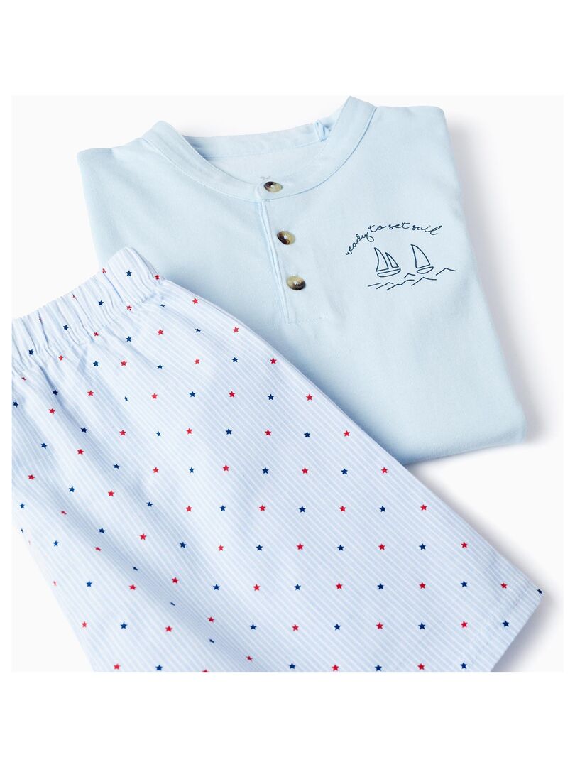 Pyjama deux pièces rouge à motifs festifs, bébé | Souris Mini - Souris Mini