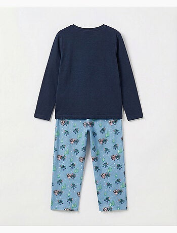 Pyjama d'hiver à manches longues Disney avec Stitch pour filles