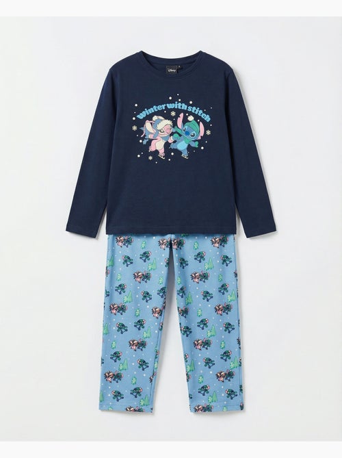 Pyjama d'hiver à manches longues Disney avec Stitch pour filles - Kiabi Pyjama d'hiver à manches longues Disney avec Stitch pour filles - Kiabi