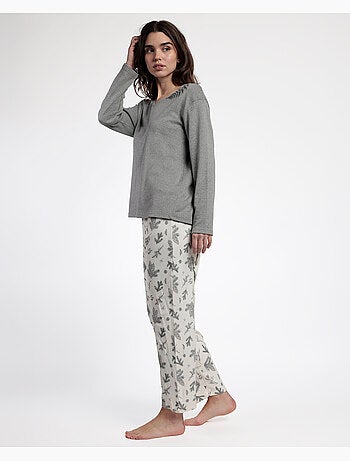 Pyjama d'hiver à manches longues pour femme ADMAS