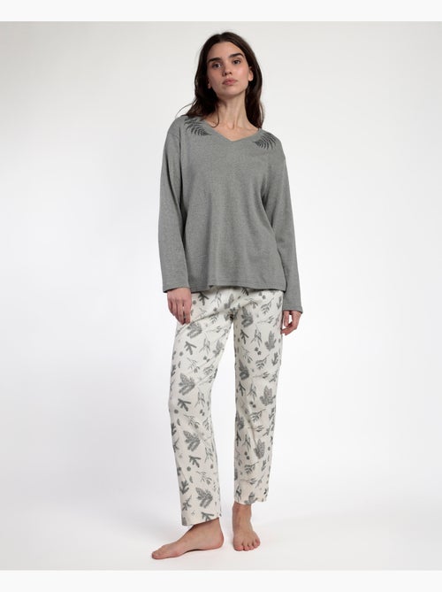 Pyjama d'hiver à manches longues pour femme ADMAS - Kiabi Pyjama d'hiver à manches longues pour femme ADMAS - Kiabi
