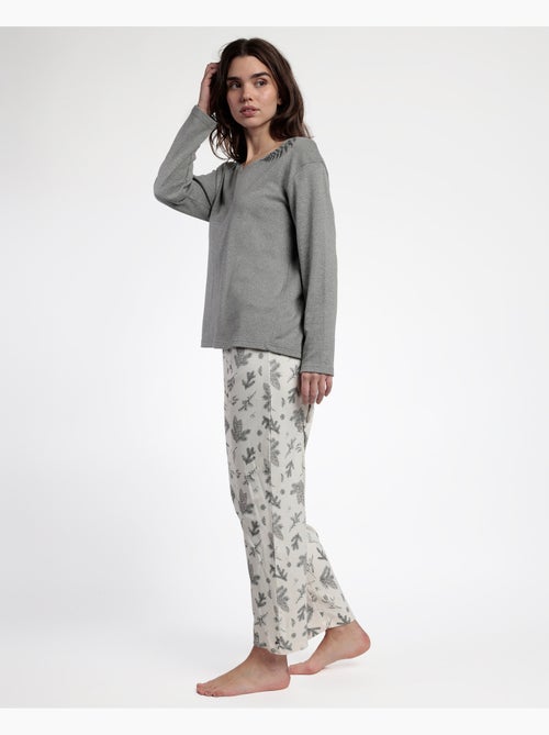Pyjama d'hiver à manches longues pour femme ADMAS - Kiabi Pyjama d'hiver à manches longues pour femme ADMAS - Kiabi
