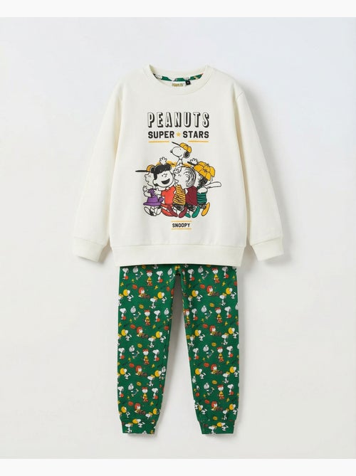 Pyjama d'hiver à manches longues pour filles PEANUTS - Kiabi Pyjama d'hiver à manches longues pour filles PEANUTS - Kiabi