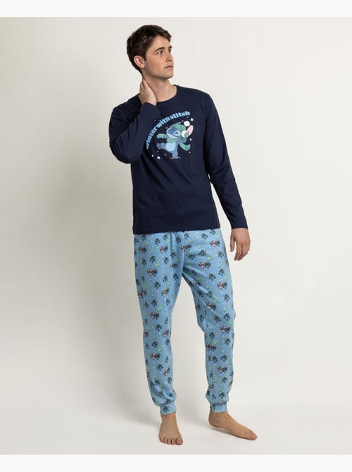 Pyjama d'hiver à manches longues pour homme DISNEY avec Stitch - Kiabi Pyjama d'hiver à manches longues pour homme DISNEY avec Stitch - Kiabi