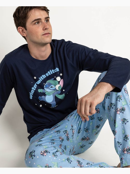 Pyjama d'hiver à manches longues pour homme DISNEY avec Stitch - Kiabi Pyjama d'hiver à manches longues pour homme DISNEY avec Stitch - Kiabi