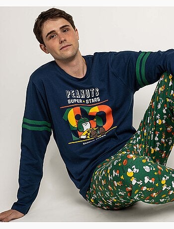Pyjama d'hiver à manches longues pour homme PEANUTS