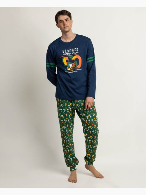 Pyjama d'hiver à manches longues pour homme PEANUTS - Kiabi Pyjama d'hiver à manches longues pour homme PEANUTS - Kiabi