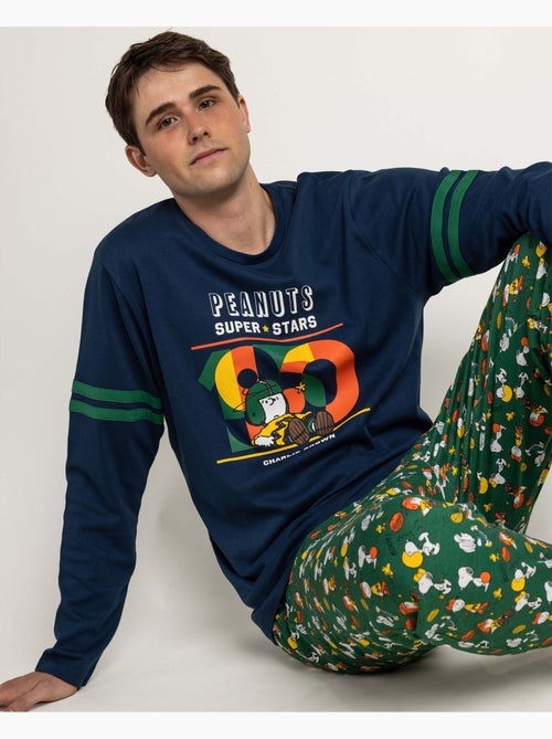 Pyjama d'hiver à manches longues pour homme PEANUTS - Kiabi Pyjama d'hiver à manches longues pour homme PEANUTS - Kiabi