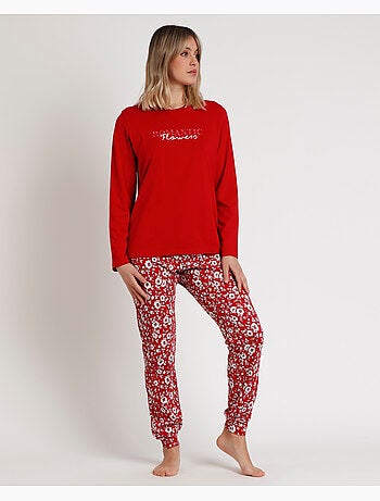 Pyjama d'hiver romantique à manches longues pour femme ADMAS GARDEN