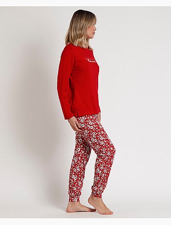 Pyjama d'hiver romantique à manches longues pour femme ADMAS GARDEN