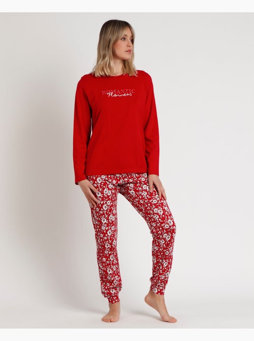 Pyjama d'hiver romantique à manches longues pour femme ADMAS GARDEN - Kiabi Pyjama d'hiver romantique à manches longues pour femme ADMAS GARDEN - Kiabi