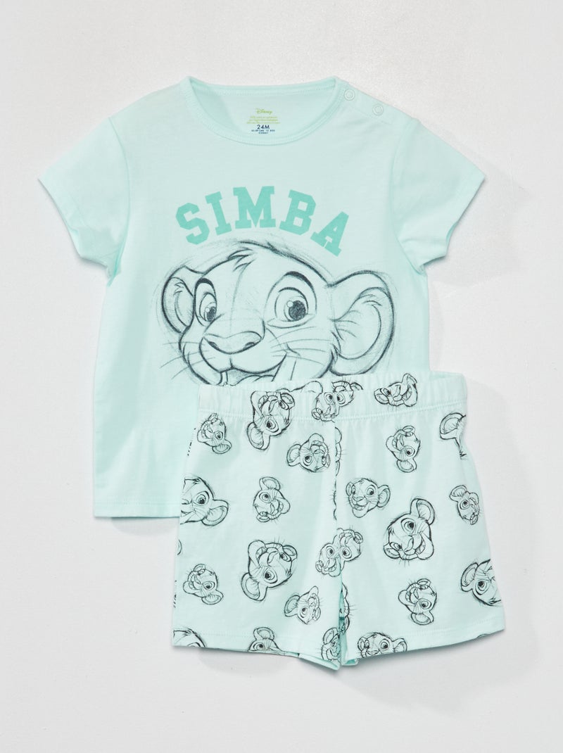Pyjama 'Disney' - 2 pièces Bleu - Kiabi