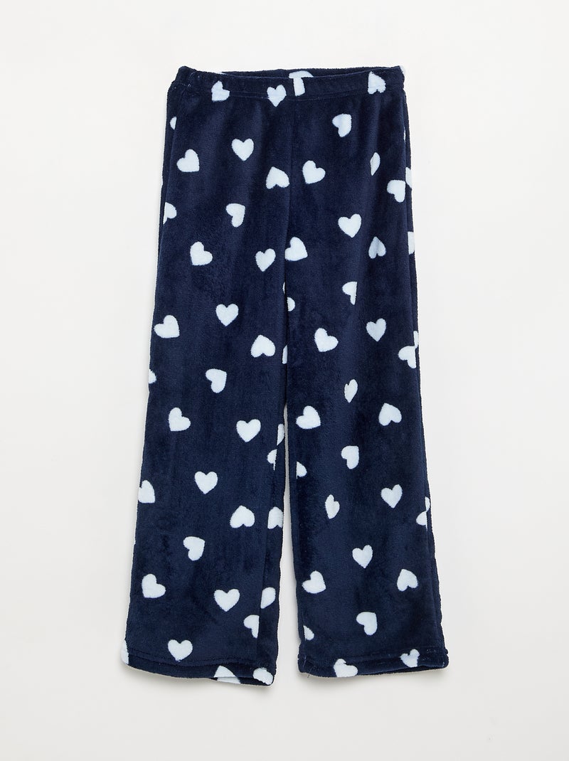 Pyjama 'Disney' 2 pièces - Sweat + pantalon Bleu - Kiabi