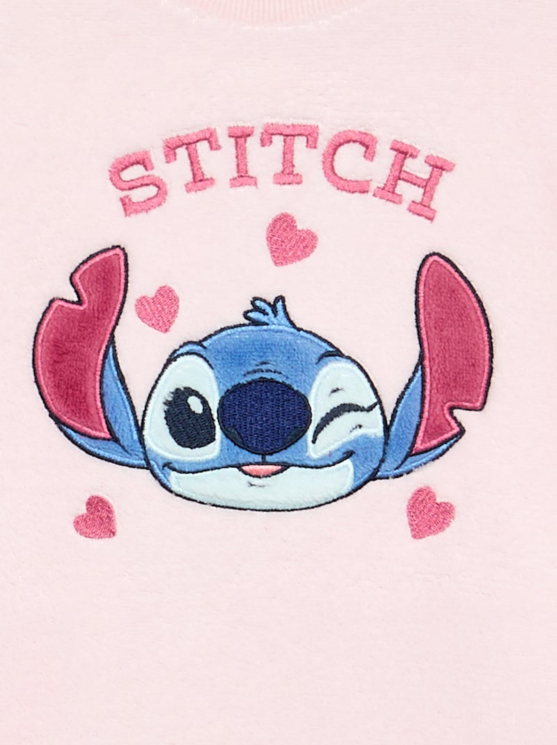 Pyjama 'Disney' 2 pièces - Sweat + pantalon Rose - Kiabi