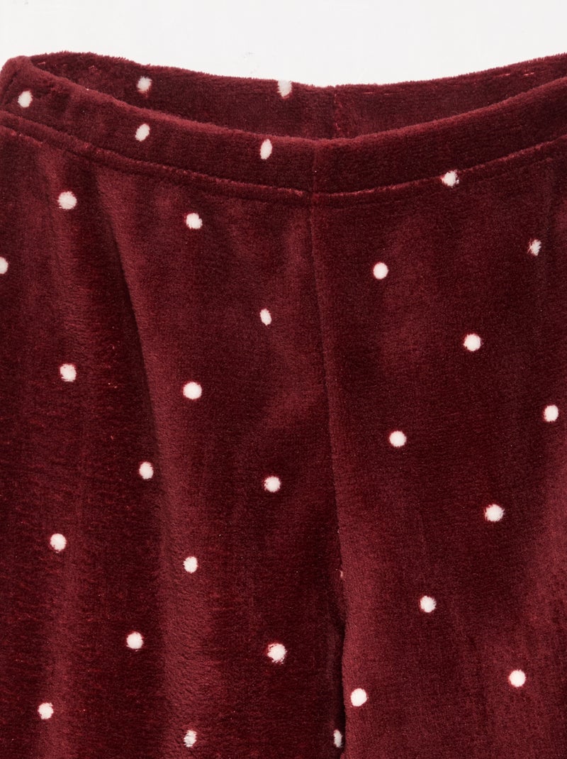 Pyjama 'Disney' 2 pièces - Sweat + pantalon Rose - Kiabi