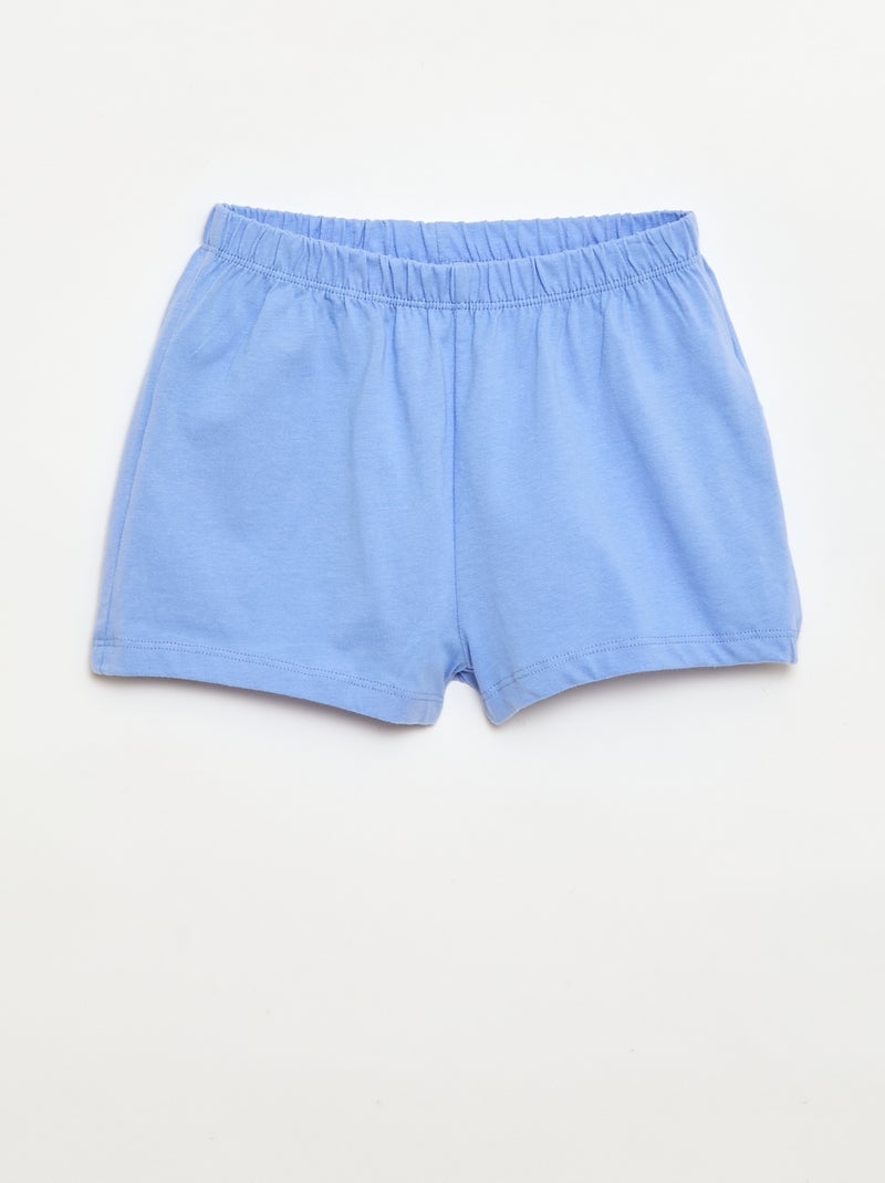 Pyjama 'Disney' 2 pièces  short + T-shirt Blanc - Kiabi