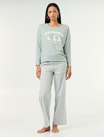 Pyjama 'Disney' 'Bambi' 2 pièces - T-shirt à manches longues + pantalon