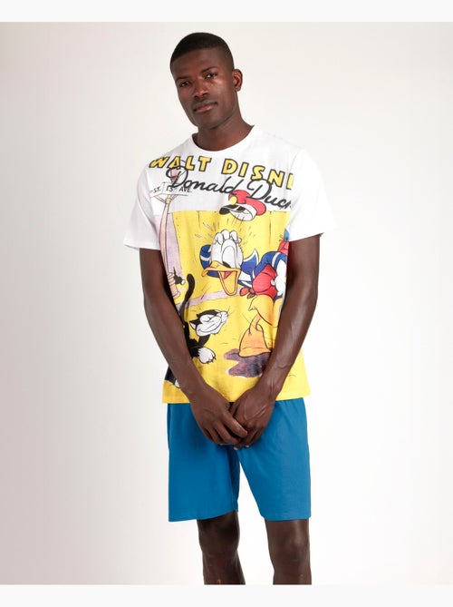 Pyjama Disney Donald à manches courtes pour homme - Kiabi