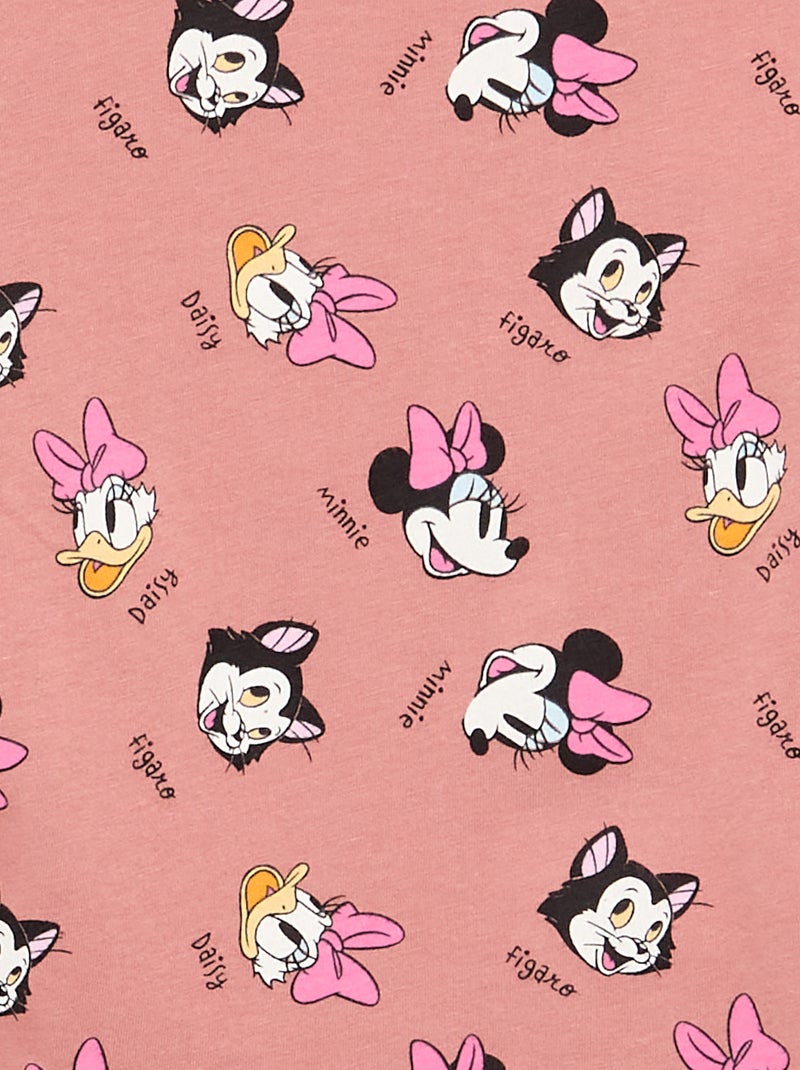 Pyjama 'Disney' en jersey de coton Rose - Kiabi