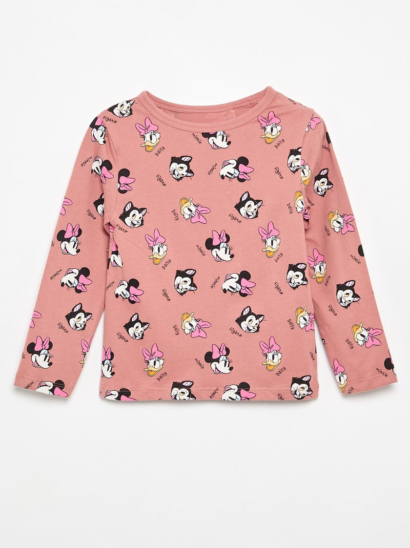 Pyjama 'Disney' en jersey de coton Rose - Kiabi