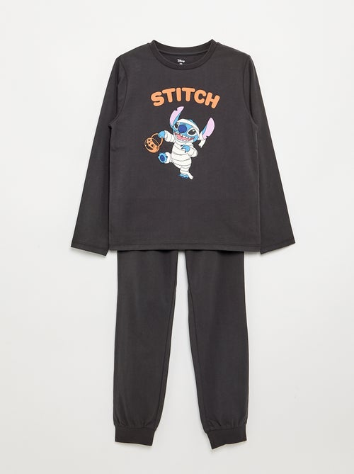 Pyjama 'Disney' 'Haloween' 2 pièces - T-shirt manches longues + pantalon - Kiabi