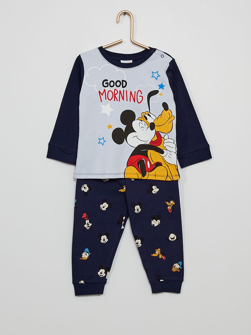 Pyjama 'Disney' 'Mickey' bleu marine - Kiabi