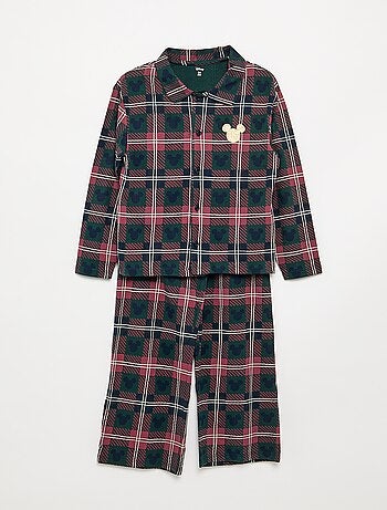 Pyjama 'Disney' 'Mickey' 'Noël' 2 pièces - Veste + pantalon