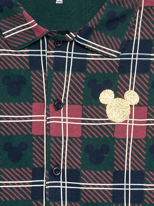 Pyjama 'Disney' 'Mickey' 'Noël' 2 pièces - Veste + pantalon - Kiabi