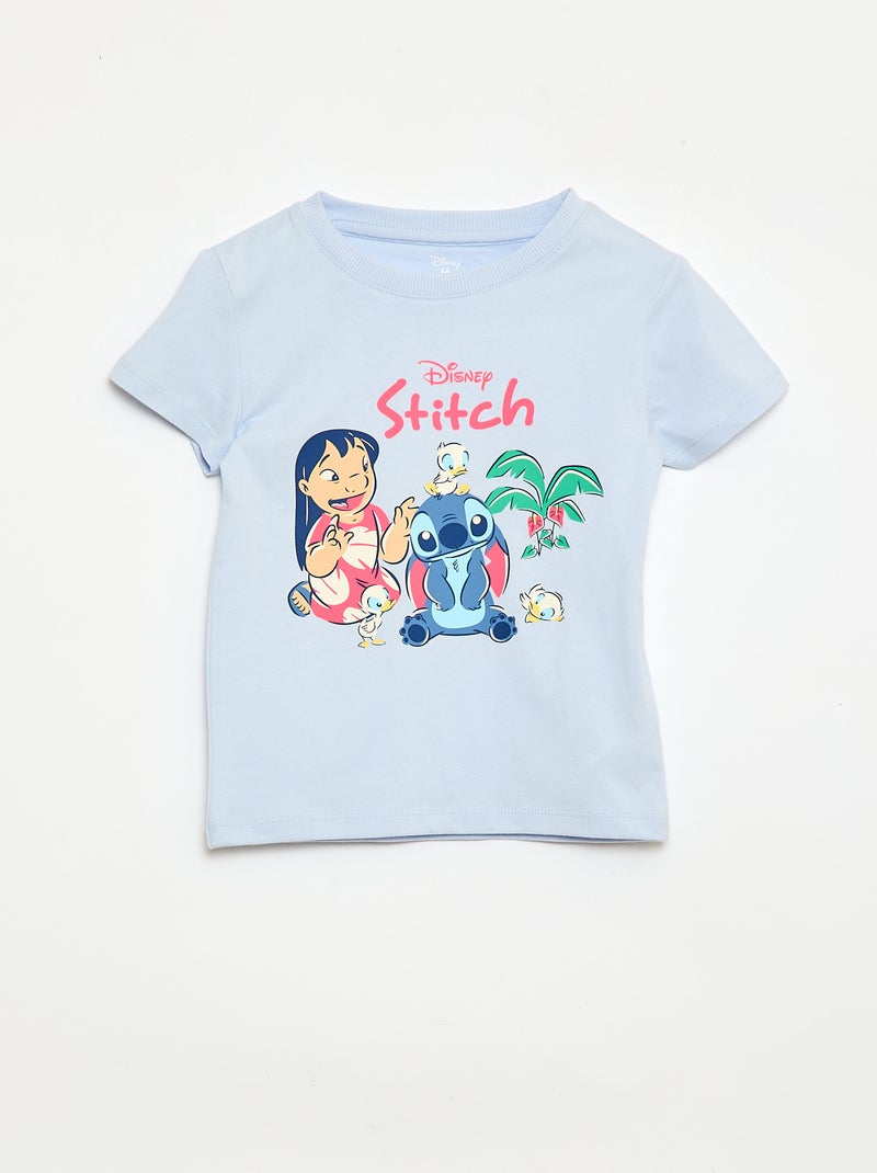 Pyjama 'Disney' 'Minnie' 2 pièces T-shirt + short Bleu - Kiabi