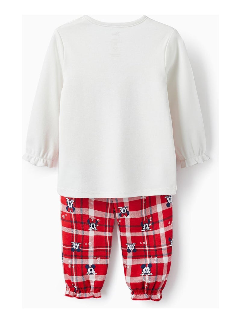 Pyjama Disney pour Bébé Fille 'Noël - Minnie Mouse' manches longues  MINNIE Blanc - Kiabi