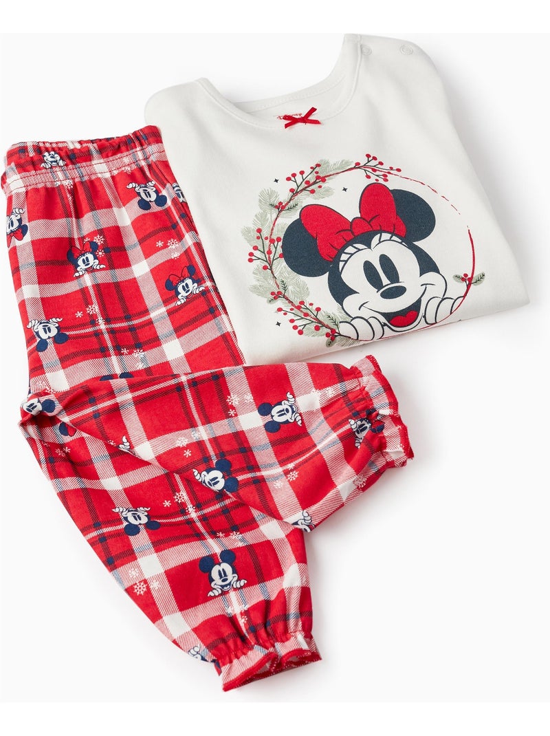 Pyjama Disney pour Bébé Fille 'Noël - Minnie Mouse' manches longues  MINNIE Blanc - Kiabi