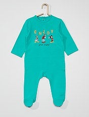 Pyjama Vetements Bebe Vert Kiabi