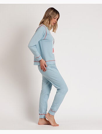 Pyjama Disney Winter Club à manches longues en peluche pour femme