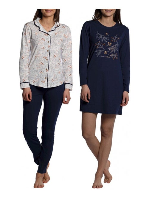 Pyjama DODO HOMEWEAR - Pack de 2 - Kiabi