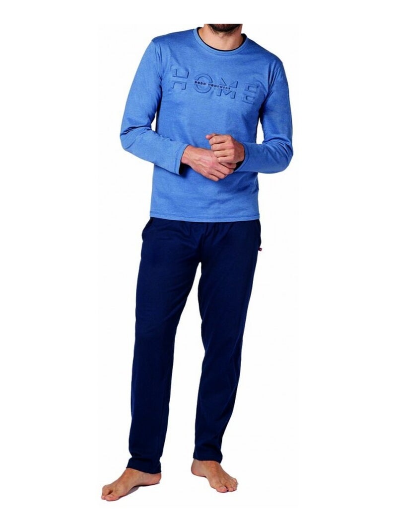 Pyjama DODO HOMEWEAR Bleu Noir - Kiabi