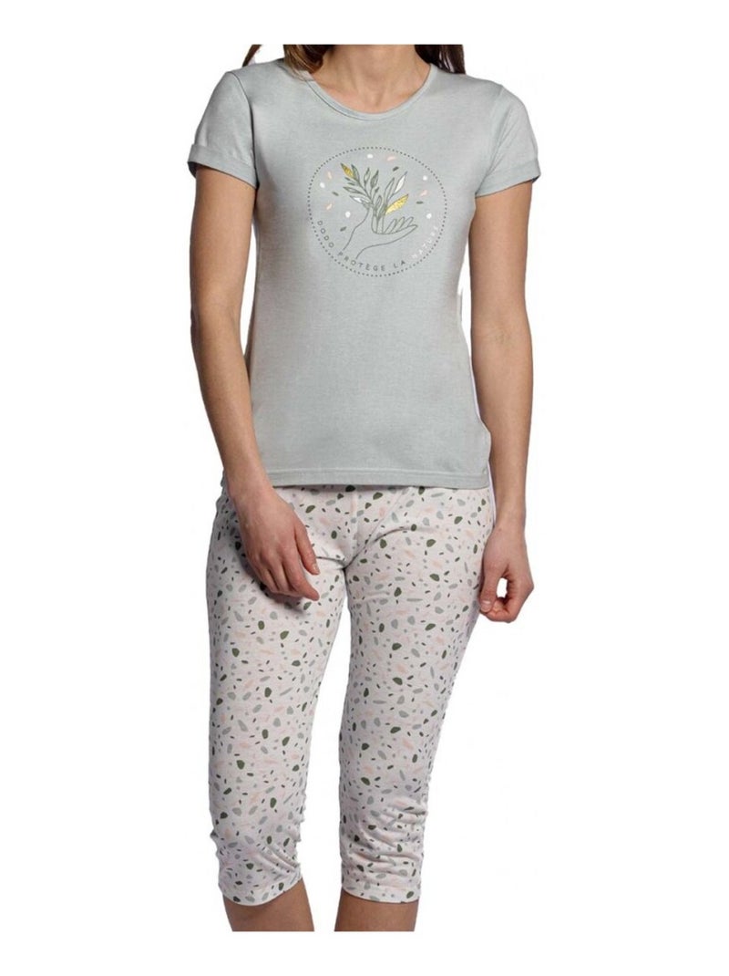 Pyjama DODO HOMEWEAR Gris Doré - Kiabi