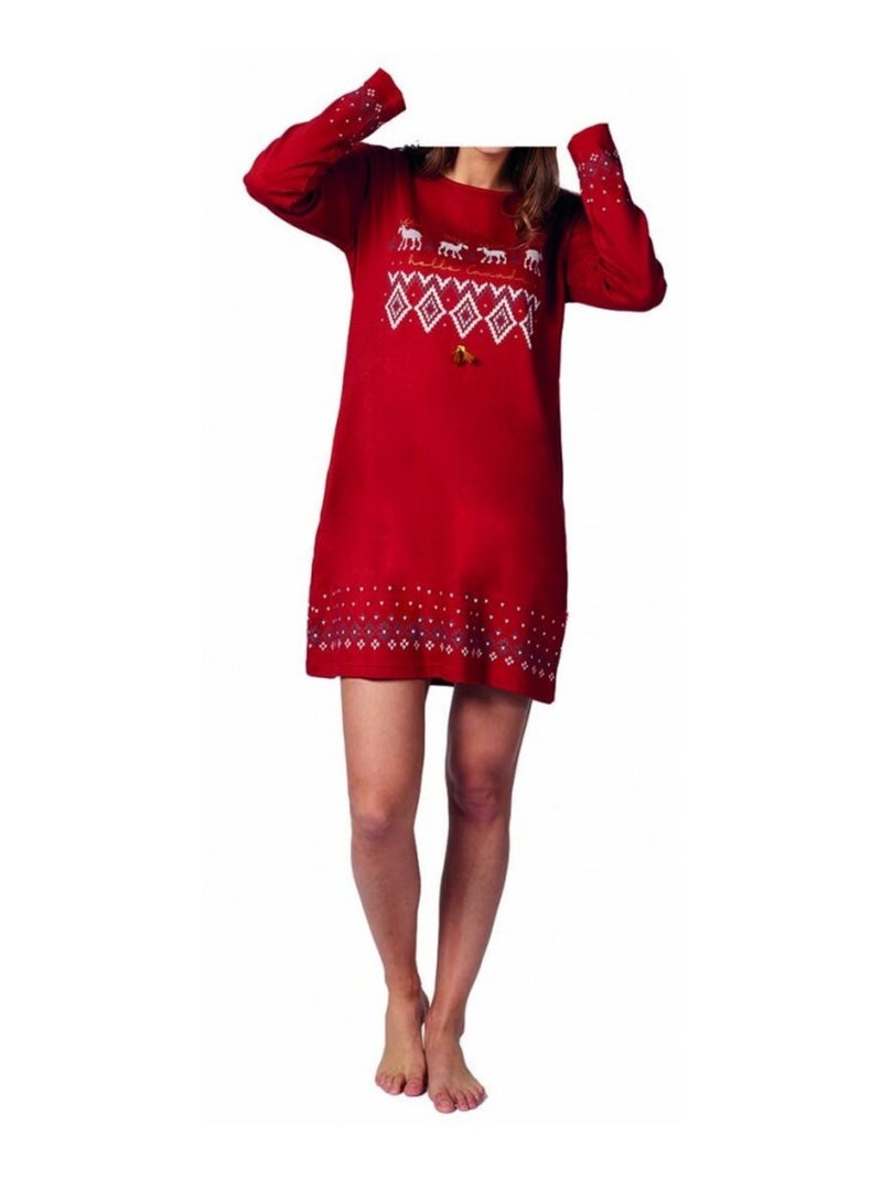 Pyjama DODO HOMEWEAR Rouge grenat - Kiabi